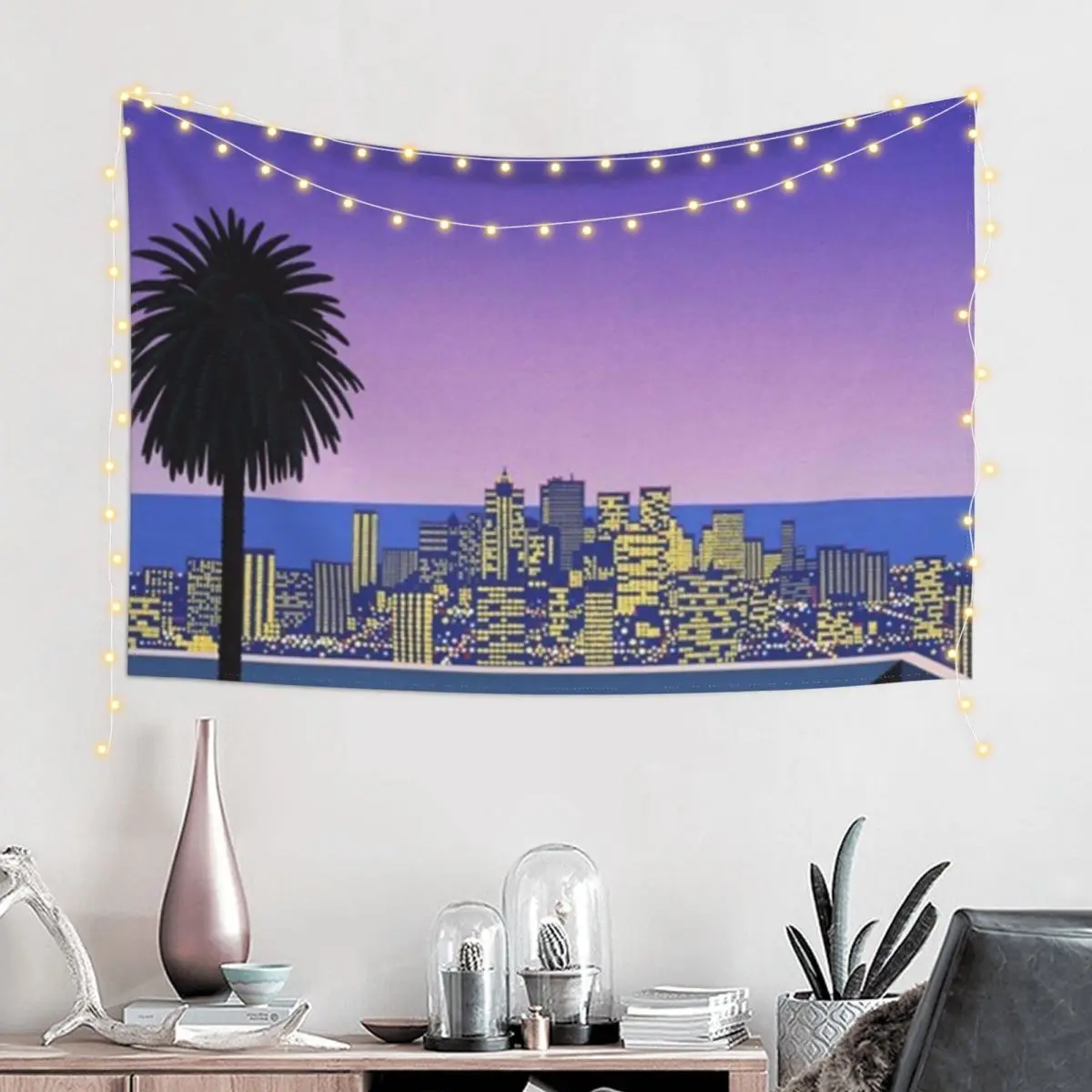 hiroshi nagai paintings for music Tapestry Wall Decorations Korean Room Decor Tapestry