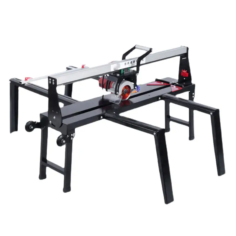 

Portable Bench Tile Cutting Machine 1.8M Iron Frame Movable Chamfer Edge Grinder Dust Free Marble Stone Processing Equipment