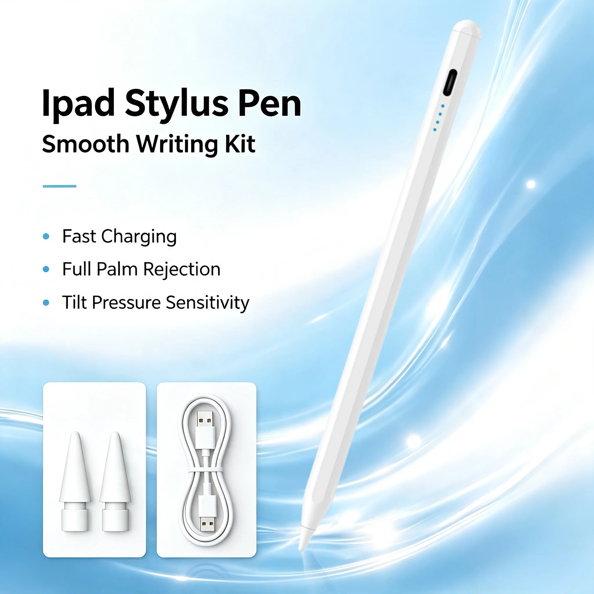 Handwriting Capacitive Pen Suitable for iPad Touch Pen, Drawing and Writing Touch Screen Pen, Universal iPad Pencil Model, Gift for Male and Female Friends
