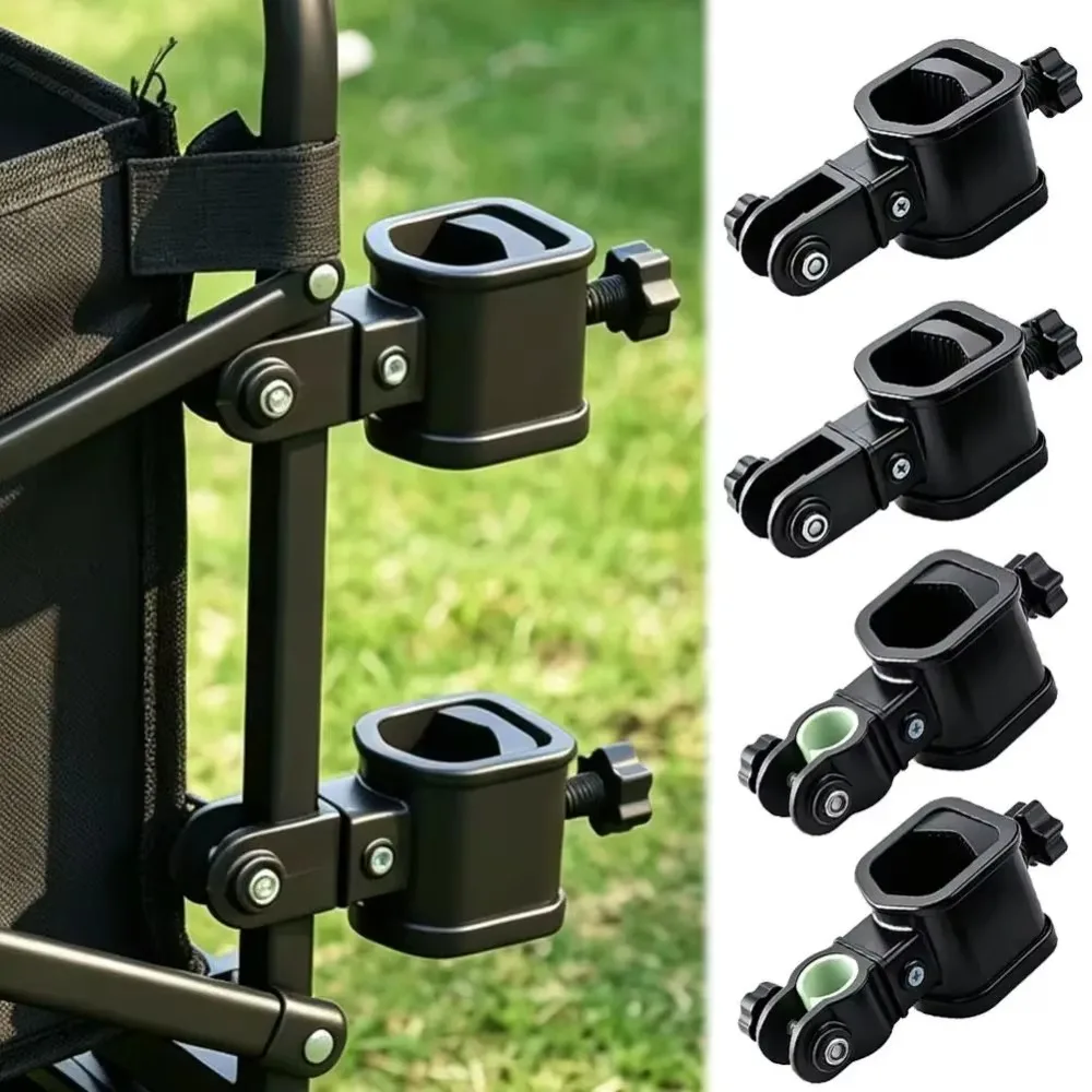 Universal Camping Wagon Umbrella Holder Foldable Trolley Umbrella Bracket Fishing Rod Mount for Garden Cart Outdoor Accessories