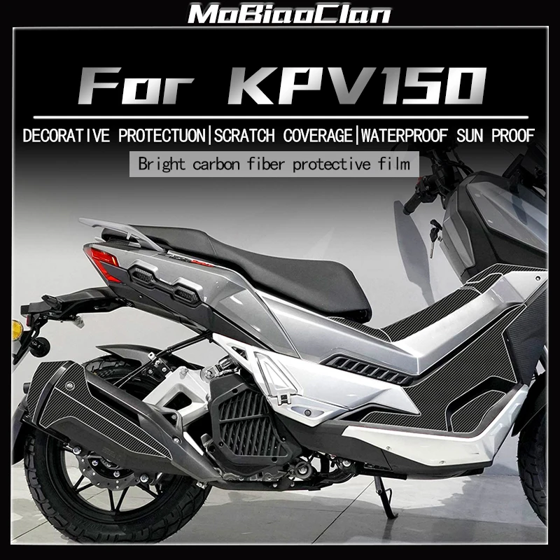 

For LIFAN KPV150 Motorcycle Plastic 6D Carbon Fiber Fairing Decoratin And Protection Stickers Kits Accessories