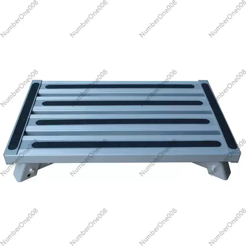 

Aluminum Alloy Folding Step Stool for RV, SUV Bed Truck, Camper, Business Vehicle, Portable Footrest with Storage
