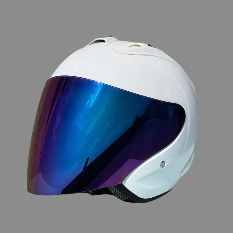 SZ Ram 3 Bright White Half Helmet Men and Women Motorcycle Off-Road Summer Helmet Downhill Racing Mountain Cross Casco Capacete