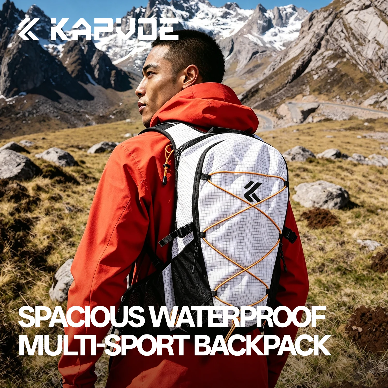 Kapvoe New Adjustable Hydration Backpack  Harness Hiking Camping Running Marathon Sports Waterproof Bags Outdoor Sports Backpack