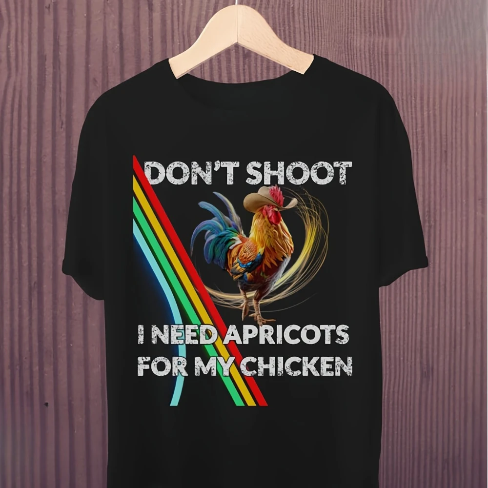 Limited Edition Arc R-R Raider Vintage T-Shirt Don'T Shoot I Need Apricots for My Chicken Stew | Fun Roasted Peanut Graphic
