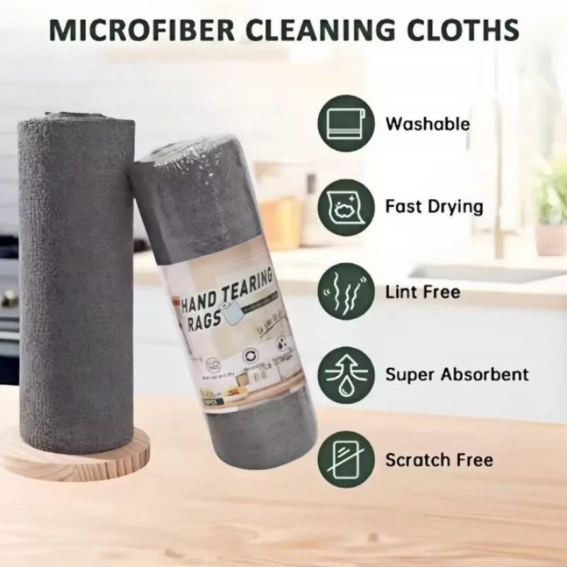 20-60 قطعة ملابس أطباق من الألياف الدقيقة متعددة الأغراض مناشف غسل الأطباق لأدوات المائدة خرق تنظيف مزدوجة الجوانب ملحقات المطبخ