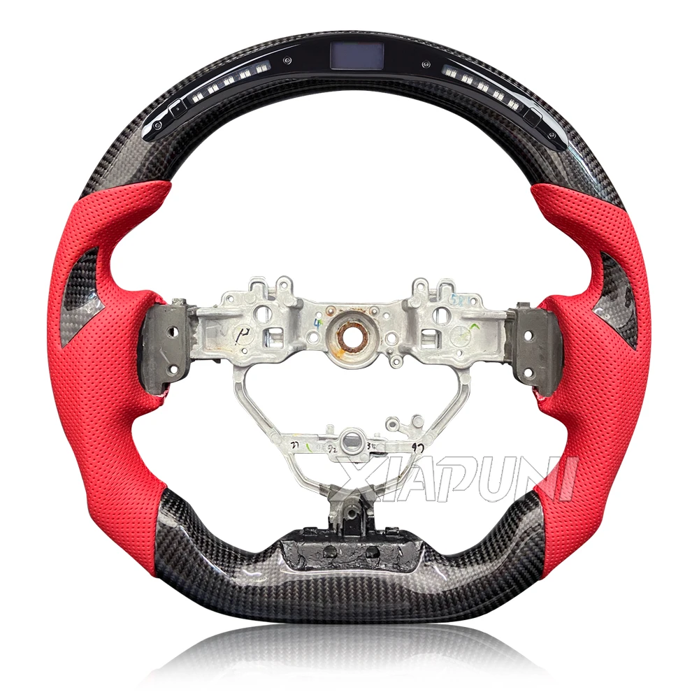 Lexus IS/RCF 2013-2022 LEDステアリングホイール カーボンファイバー