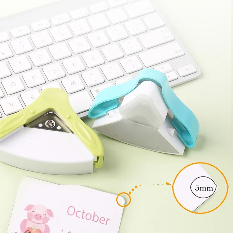 Candy Color R5 R4 R7 R10 Corner Runder Papier Cutter Punches Voor Scrapbooking Kaart Foto Craft Diy Tools School Briefpapier