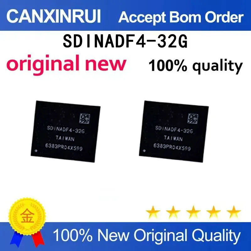 (5pcs-100pcs）New Storage IC SDINADF4-32G SD1NADF4-32G BGA Spot Chip IC