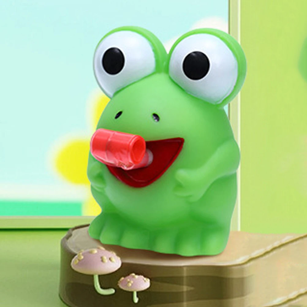 

2Pcs Slow Rising Squeeze Frog Toys Tongue Out Animal Shaped Stress Relief Soft Plaything Party Favors