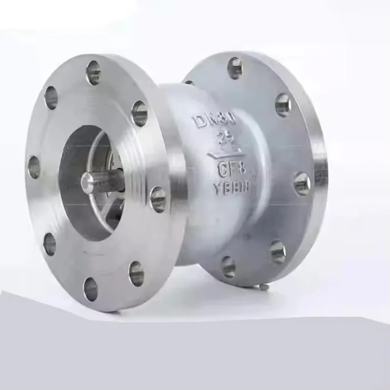 304 stainless steel manual silent check valve vertical design for water systems