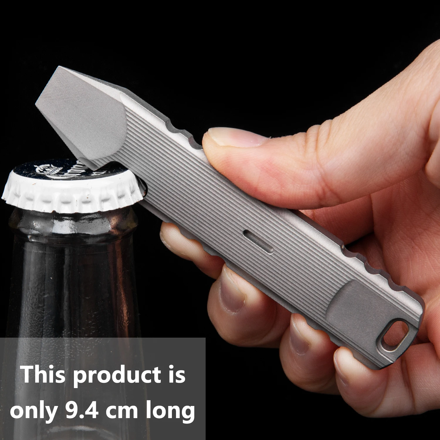 Ferramenta multifuncional Titanium Alloy abridor de garrafas Outdoor Pocket Pry Bar Novo EDC