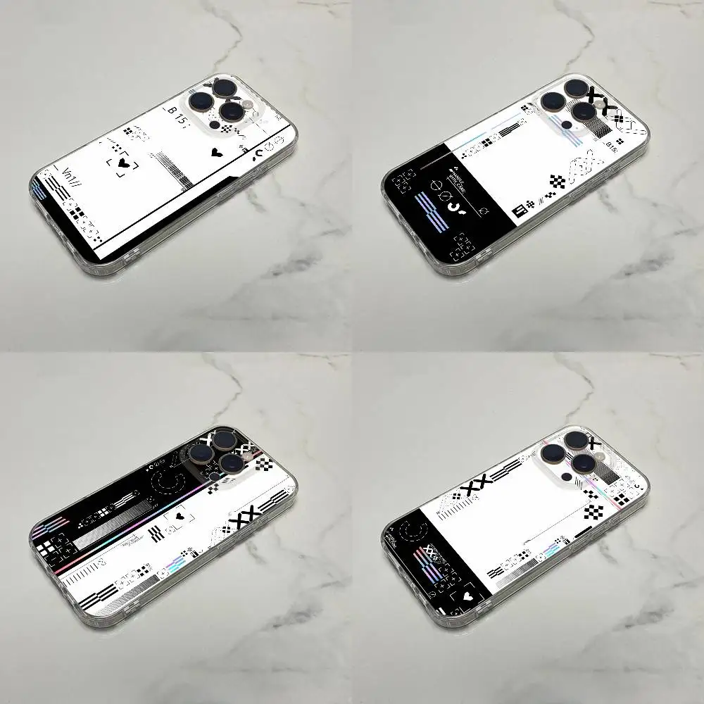 حافظة هاتف Game C-CSGO C-CS GO لهواتف iPhone 16,15,14,13,12,11 Plus,Pro,Max,XR,XS,Plus,E,SE4,غطاء شفاف صغير