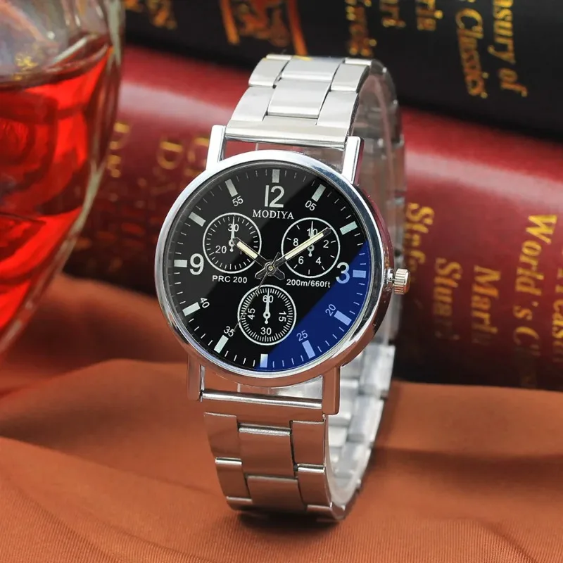 Luxury Quartz Watch for Men Stainless Steel Dial Casual Quartz Wristwatches Bracele Watch Relogio Masculino Часы Мужские