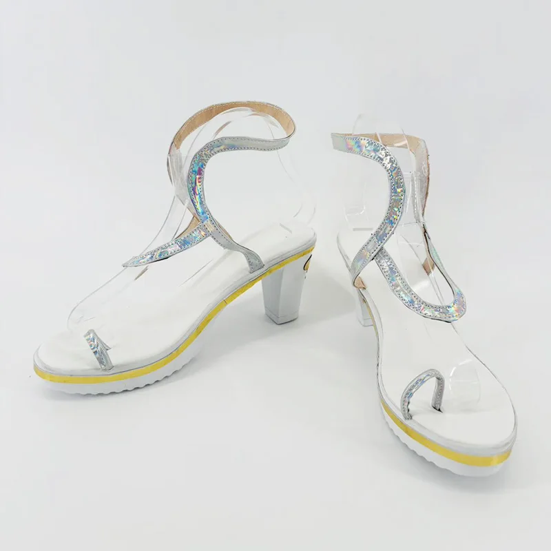 Game Wuthering Waves Cartethyia Fleurdelys Cosplay Schoenen Vrouwen Sandaal Hakken Voor Halloween Party Carnaval Schoenen Aangepast