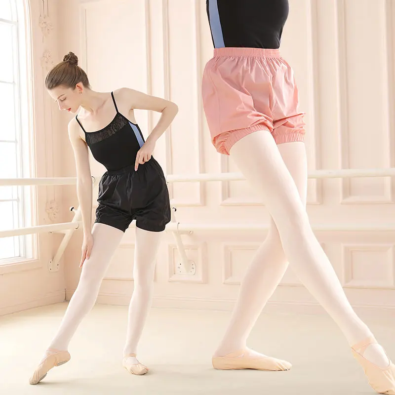 レディース ダンス ショーツ ヨガ バレエ ワークアウト ルーズ ウォームアップ ショーツ