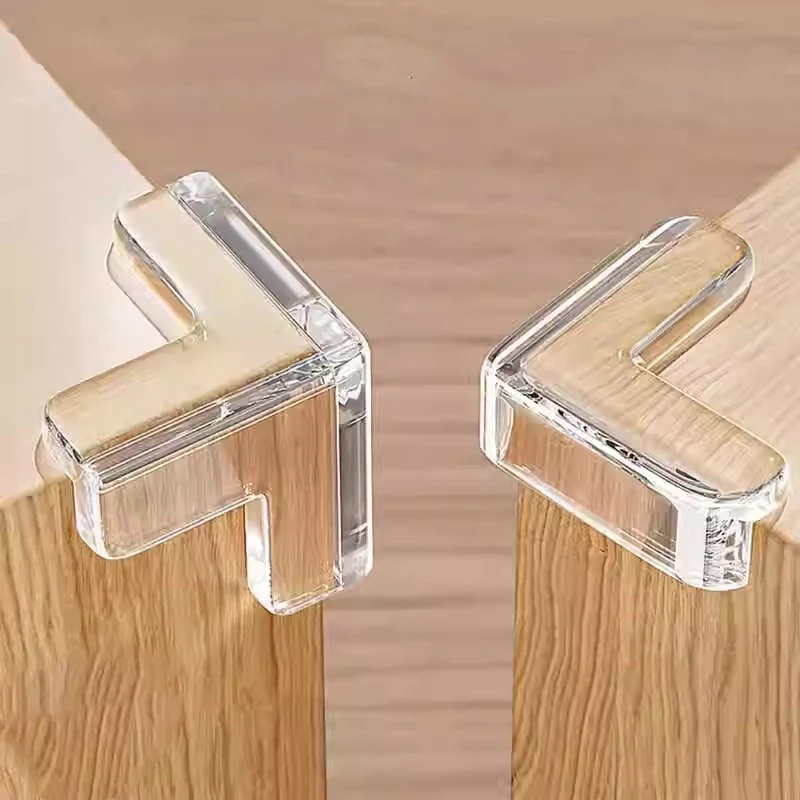 

Children Anti Collision Corner Edge Protection Guards Baby Safety Table Corner Silicone Protector Cover Soft Transparent