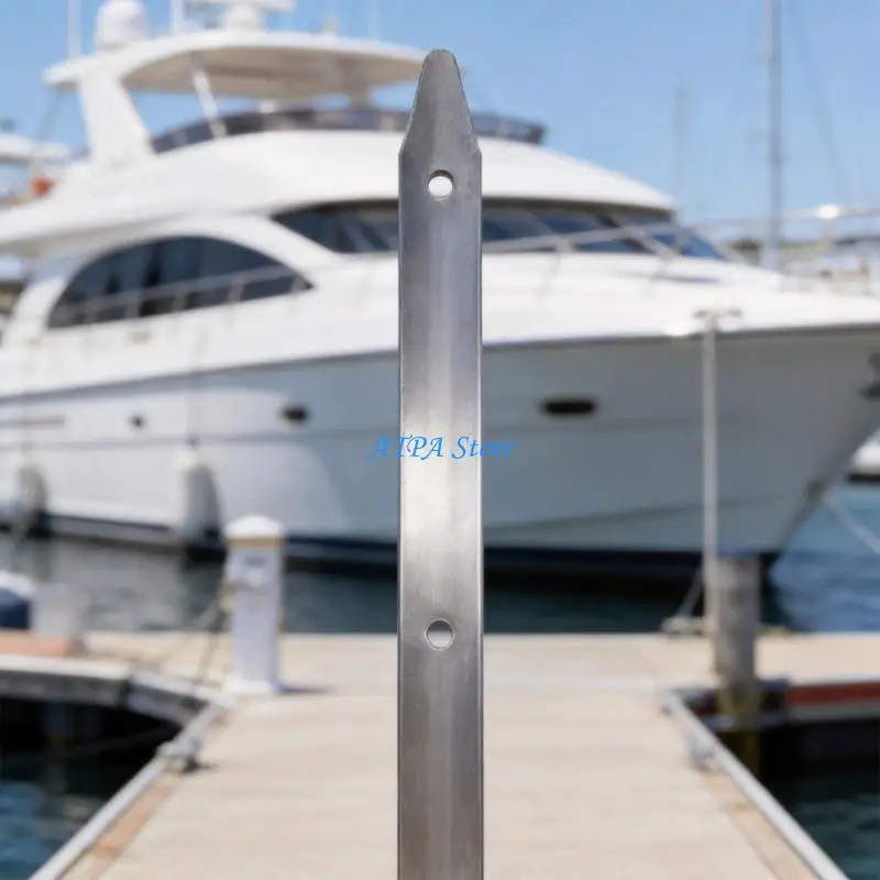 U13C 12 Inch Boat Guard 316 Stainless Steel Rub Cover for Mooring Contact, Side and Marine Hardware Use