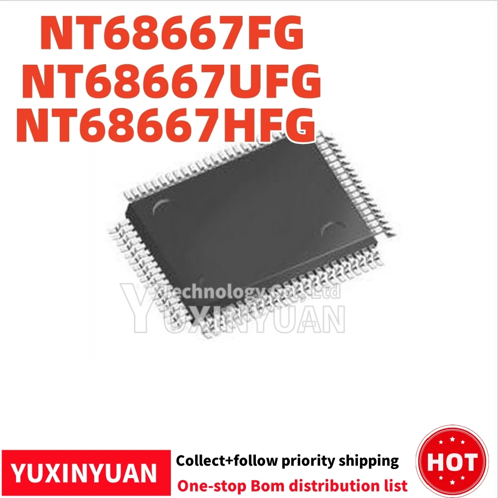 1PCS/LOT NT68667FG NT68667UFG NT68667HFG  QFP-128  IC   100%good YUXINYUAN