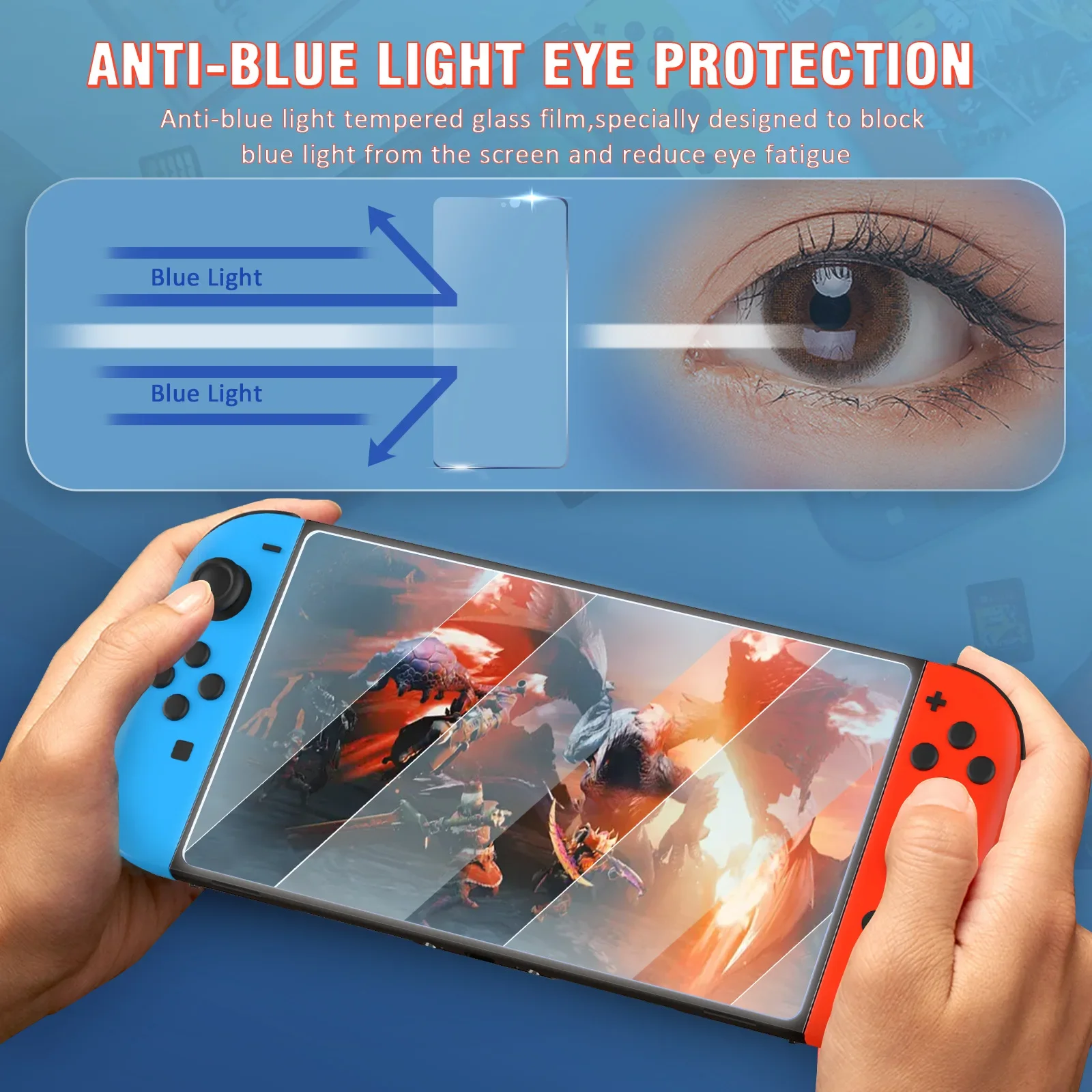 Kit de acessórios 4 em 1 para Nintendo Switch 2 tudo em um, protetor de tela/bolsa de armazenamento/estojo para PC/botão de silicone para Switch2