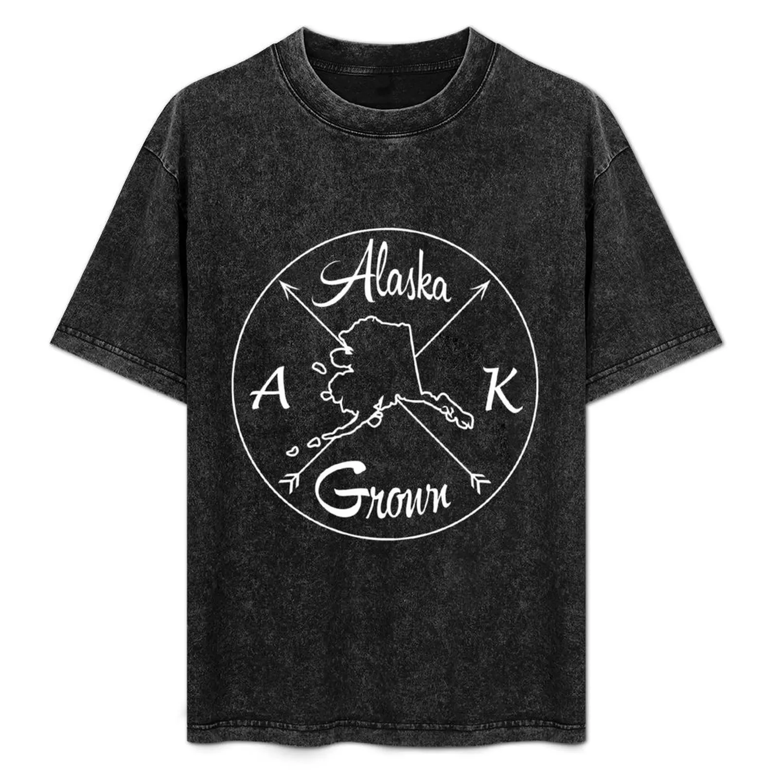 

Футболка Alaska Grown AK с простым принтом