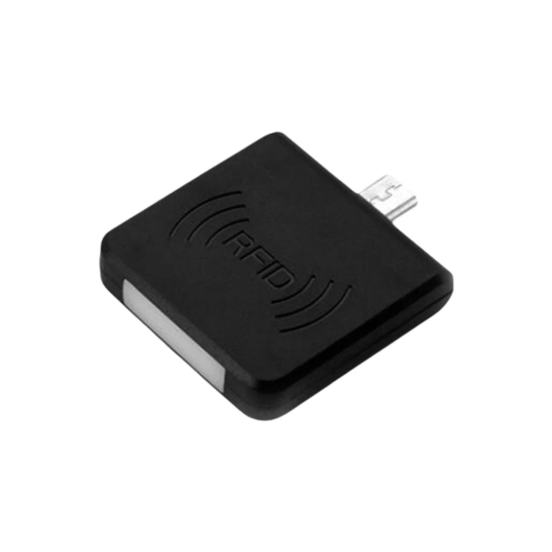 Мини-портативный RFID-считыватель идентификационных карт 125 кГц USB Smart EM Card Reader Forwin8 Android OTG Поддержка смартфона Черный