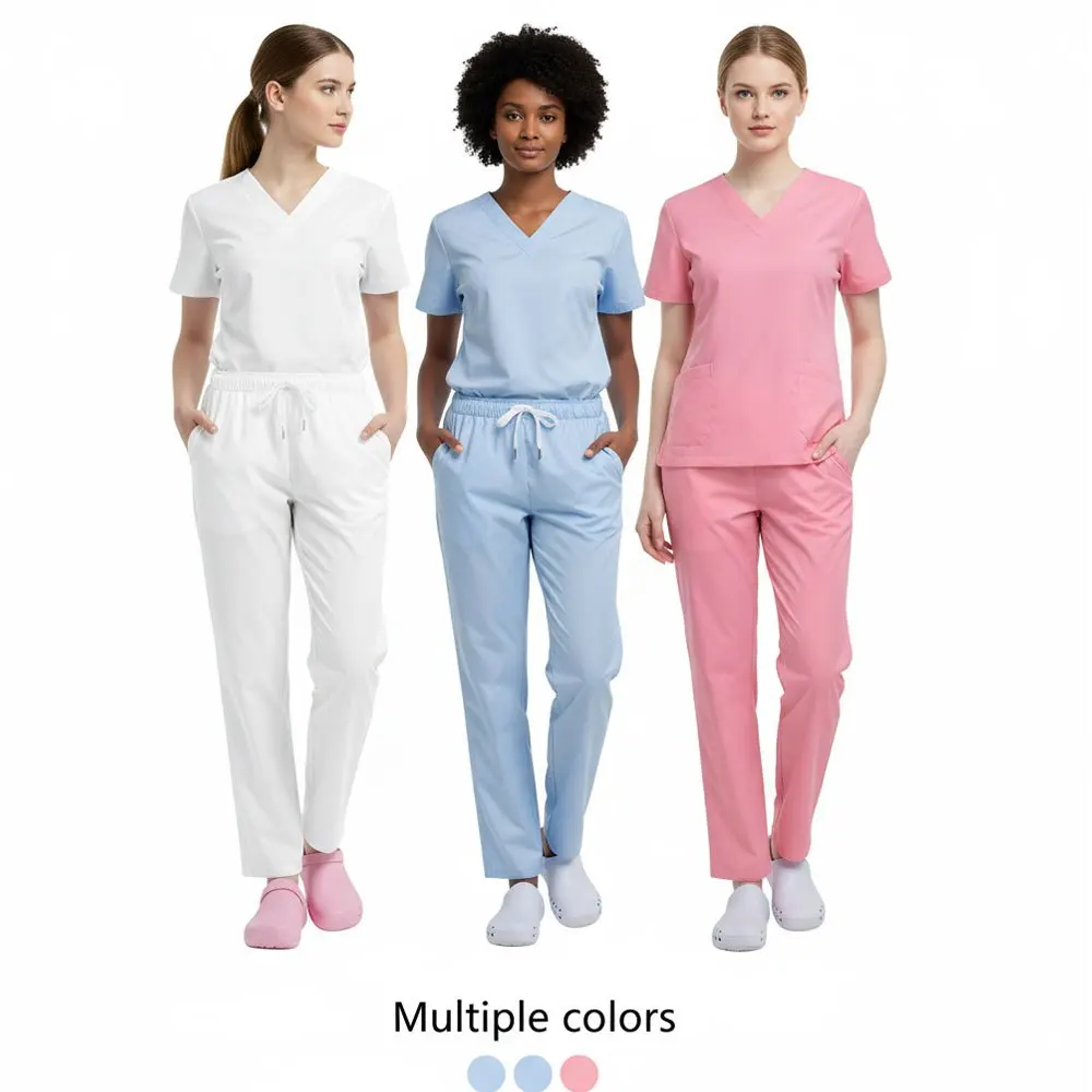 Pantalon d'infirmière avec ceinture élastique, uniforme d'infirmière de grande taille, pantalons de travail de laboratoire, Costumes et accessoires pour Cospaly et habiller