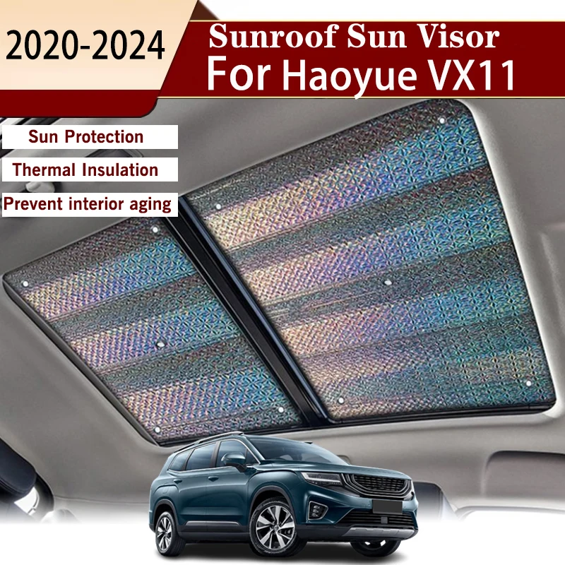 

Star Skylight Car For Geely Haoyue I VX11 Okavango 2020-2024 2021 2022 2023 Sunshades Sunroof Heat Insulation Sun Protection