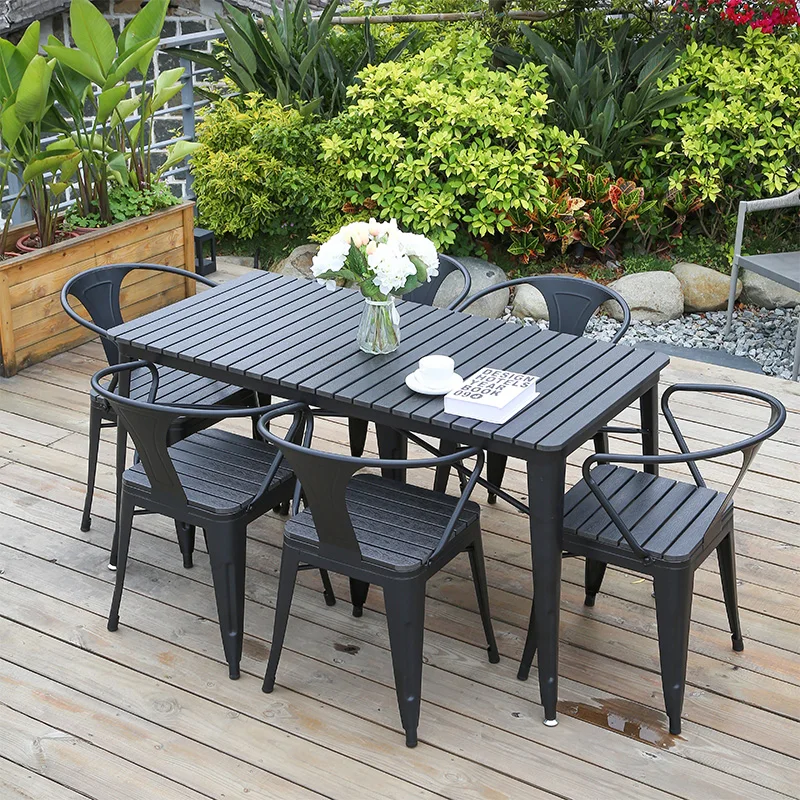 

Homestay High Quality Patio Set Penetration Modern Minimalist High End Garden Sets Waterproof Material Muebles Outdoor Furniture