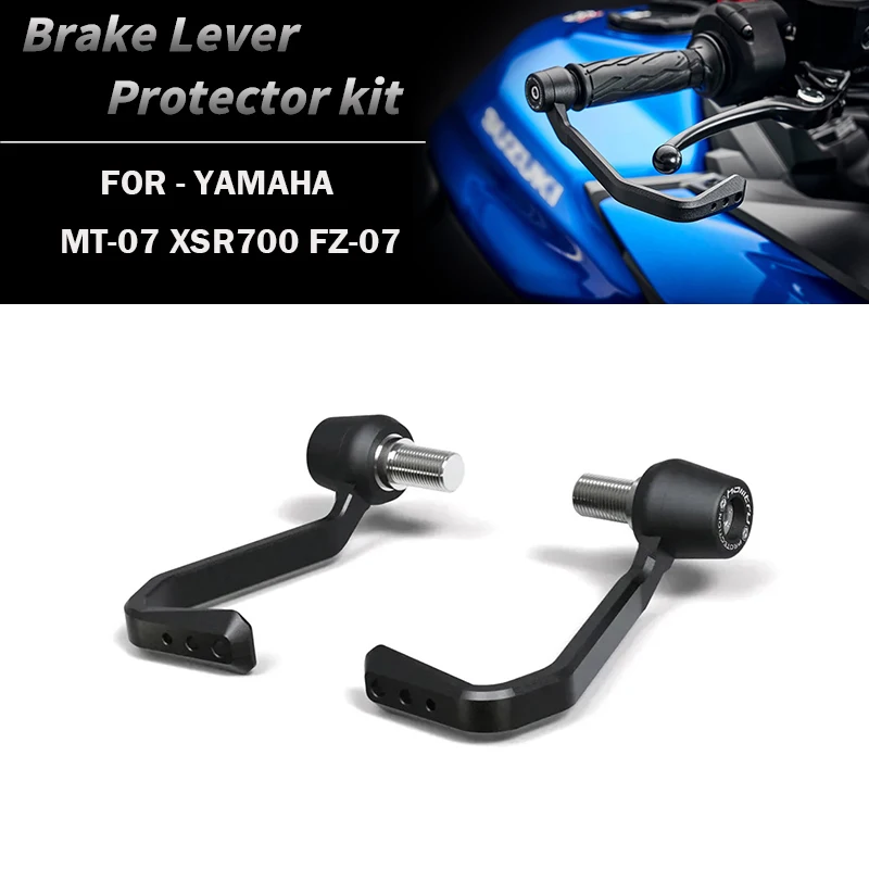 MT07 Motorcycle Handlebar Grips Hands Guard Brake Clutch Levers Protector For Yamaha MT-07 XSR700 FZ-07 2013-2025