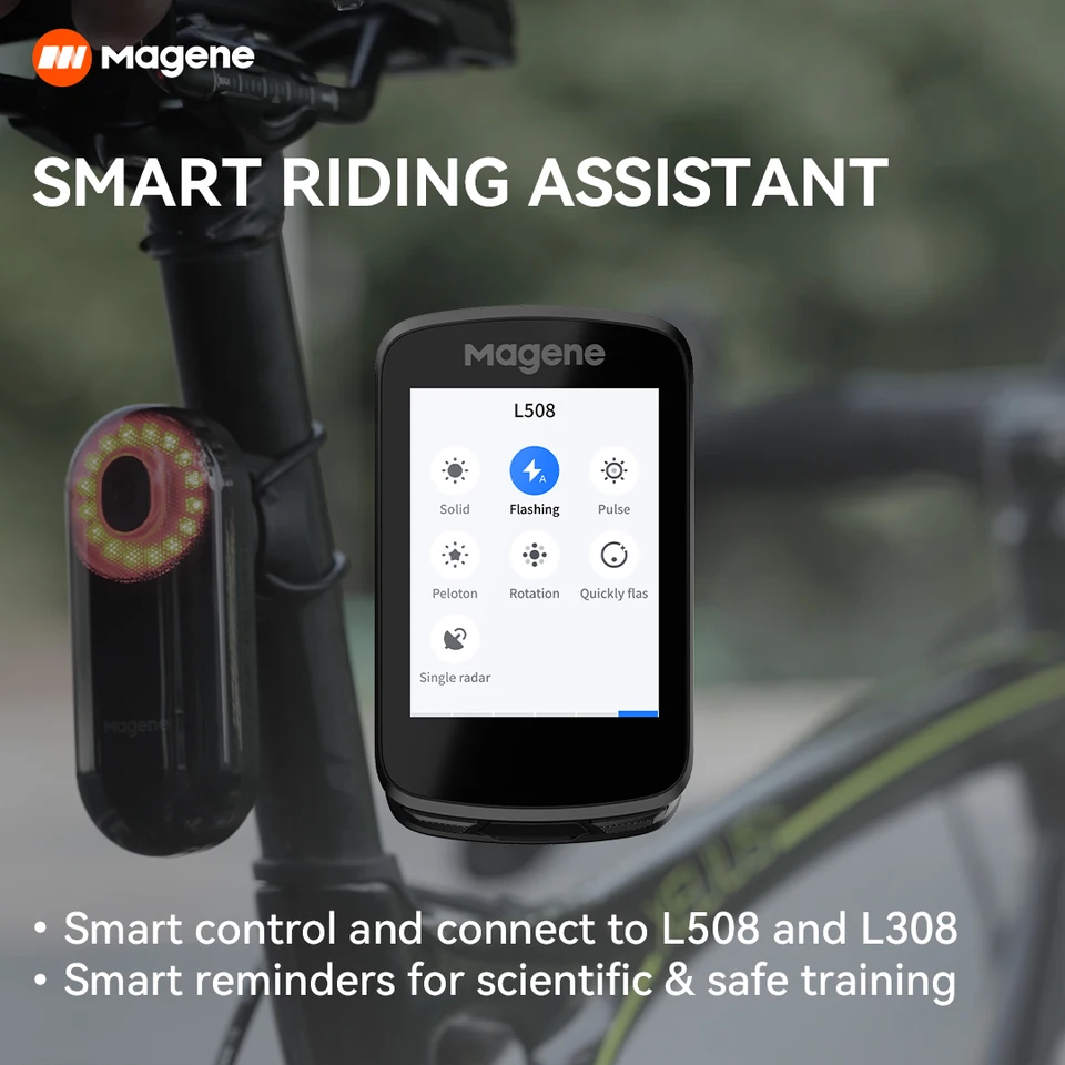 Magene C506 GPS バイクコンピュータナビゲーション WiFi スピード
