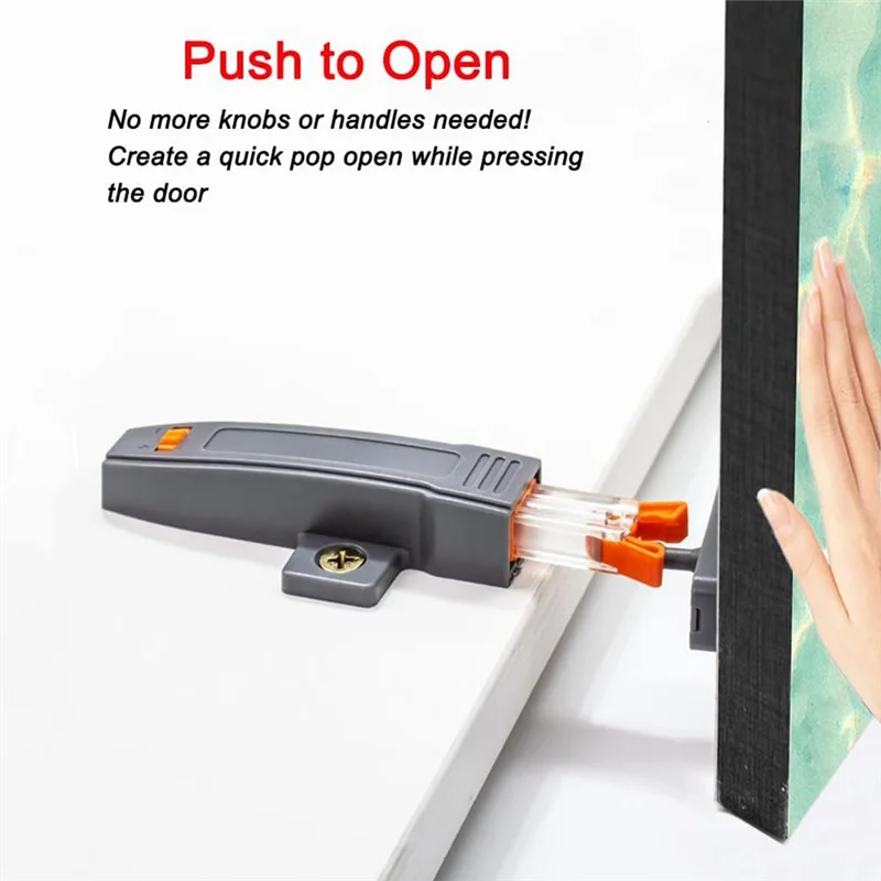 -A25m auto-travamento porta do armário rebounder bloqueio ajustável rebounder painel da porta do armário do guarda-roupa push-open abridor de porta