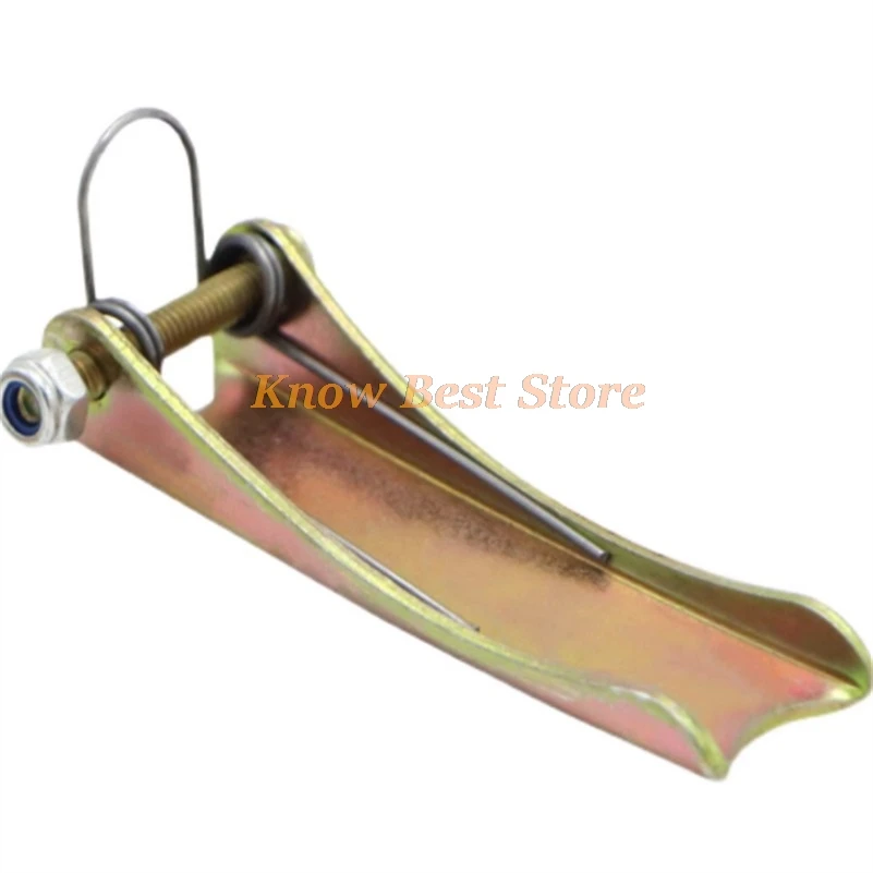 1PCS Crane Hand Pull Chain Hoist Safety Card Clamp Button Insurance Buckle Anti Tripping Spring Tongue Thickening 1-10T Device