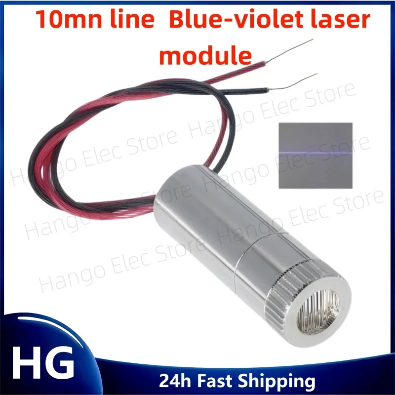New and original brand-new version  The blue-violet laser module features a point-shaped cross-head laser with a