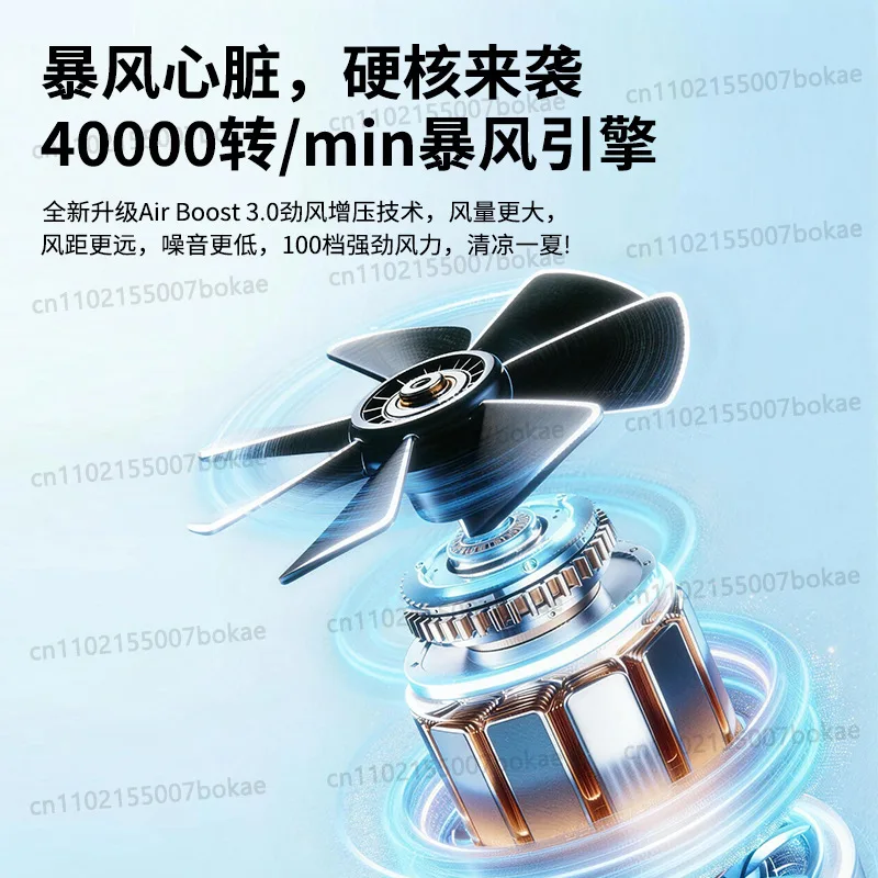 New arrival high-speed waist-mounted fan portable portable fan usb mini outdoor cooling hanging neck fan