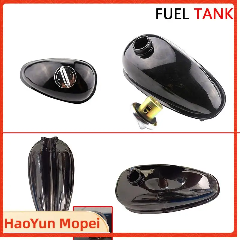 Tampa do Tanque de Combustível 2L 3L com Torneira para Motores 49cc 50cc 60cc 66cc 80cc de Bicicletas Motorizadas V3 - Peças de Reposição e Modificação