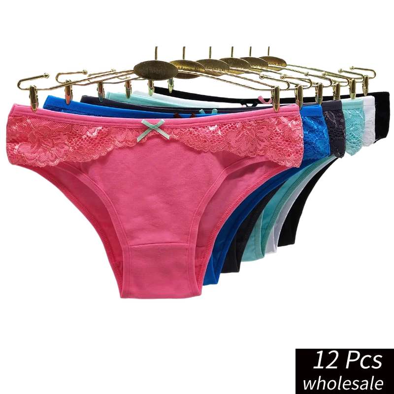 

Alyowangyina 6 Pcs/lot 6 Colour Cotton Panty Solid Women's Panties Comfort Underwear Briefs Women Sexy Panty Intimates 89411