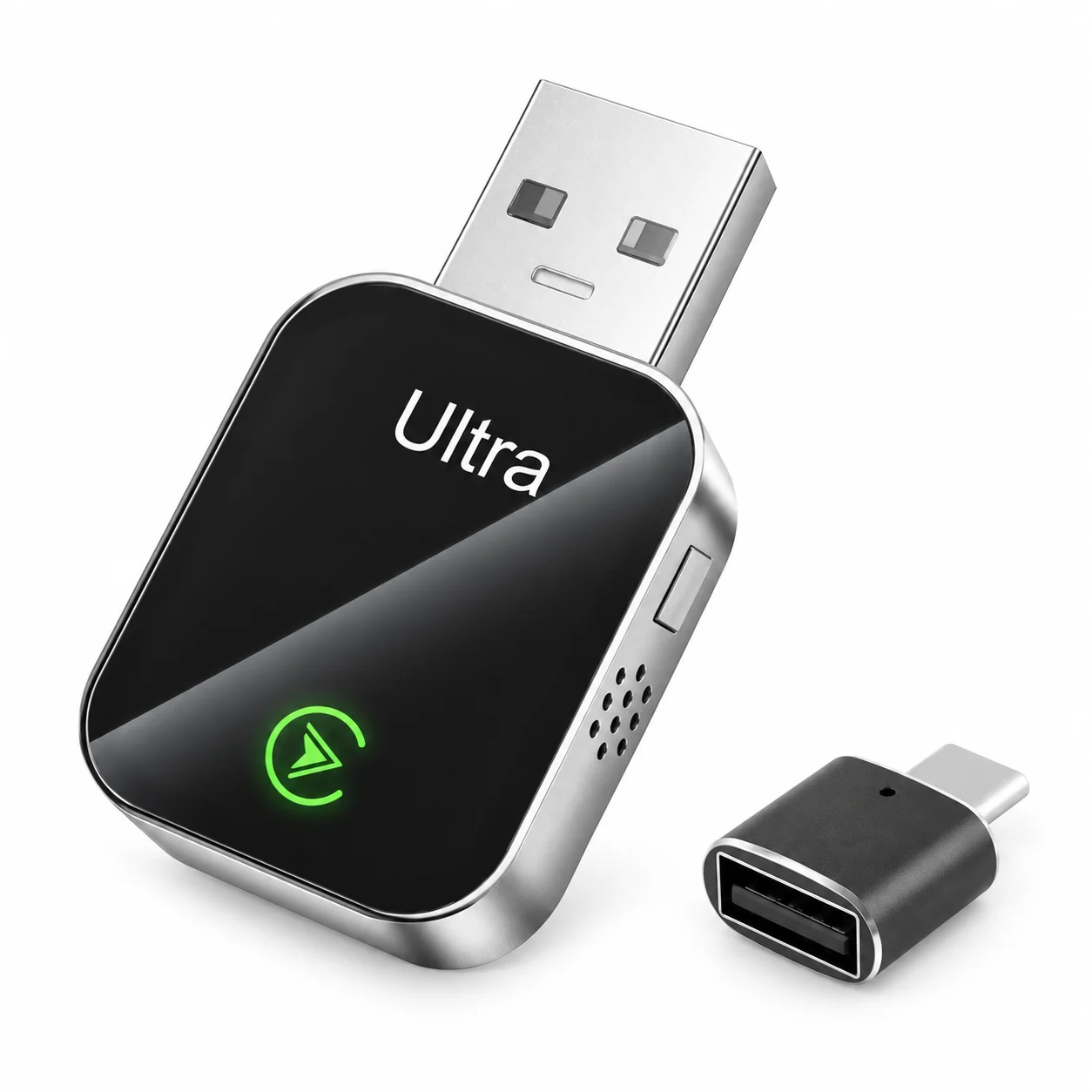 Blossom Wireless CarPlay Adapter Ultra Wired to Wireless Car Play Dongle USB CarPlay Box for Apple CarPlay Android Auto