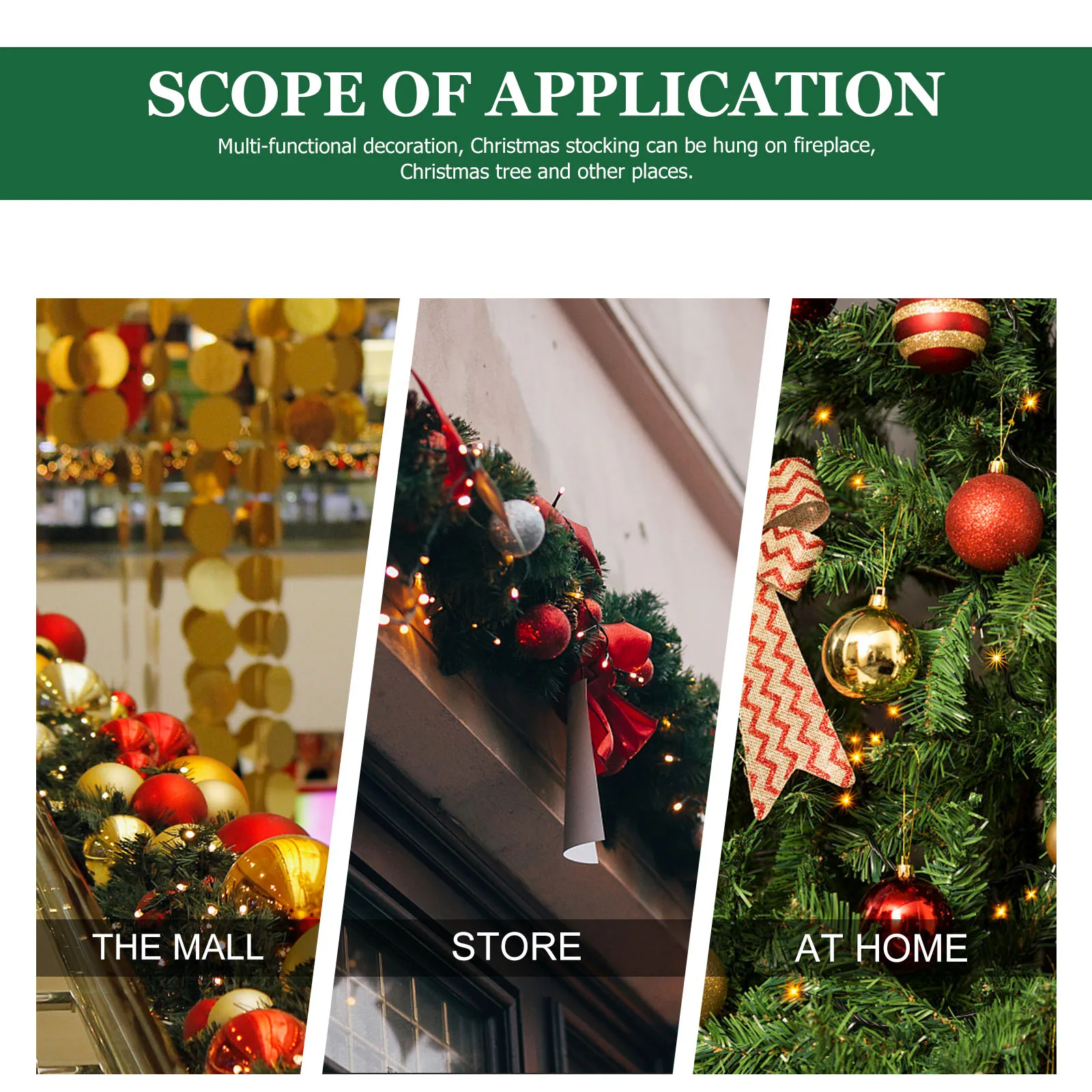 

Christmas Tree Decorations Stocking Pendant Decorative Ornaments Knitted Stockings