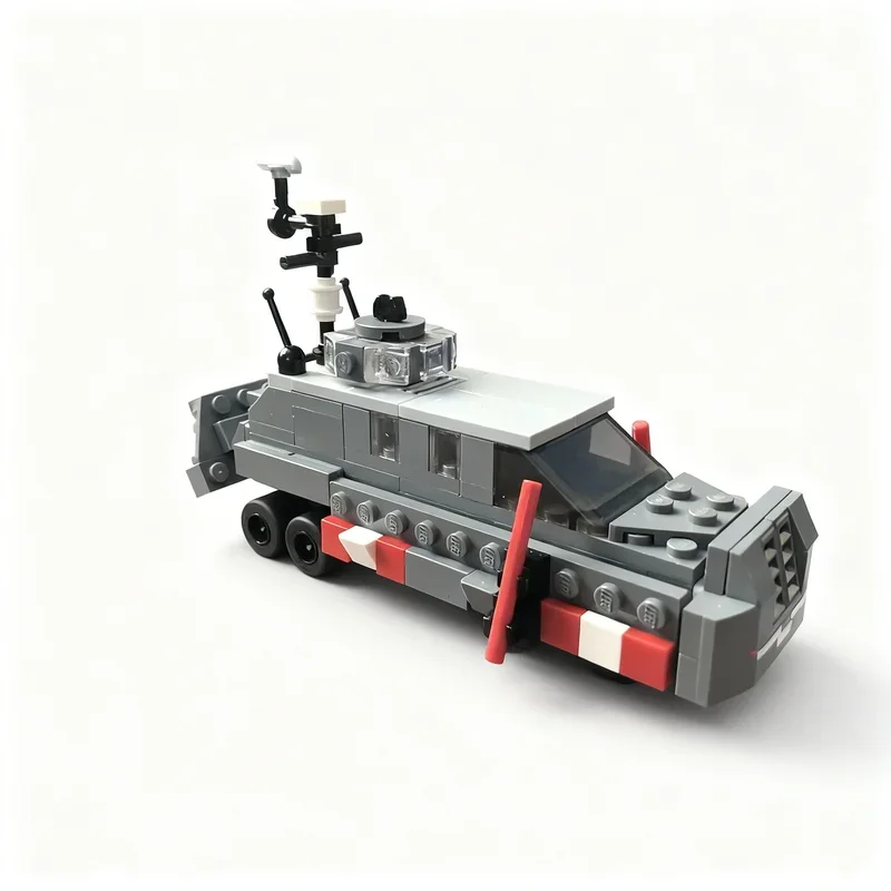 133 Piezas MOC TIV 2, Modelo de Vehículo de Intercepción Tornado, Bloques de Construcción, Regalos de Navidad, Juguete de Arquitectura para Armar, Idea Creativa DIY