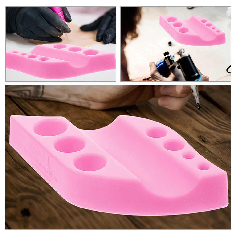 

2Pcs Silicone Tattoo Ink Cup Holder Sturdy Non-Slip Design for Tattoo Pens Tools Storage Professional Use Microblading Pigment