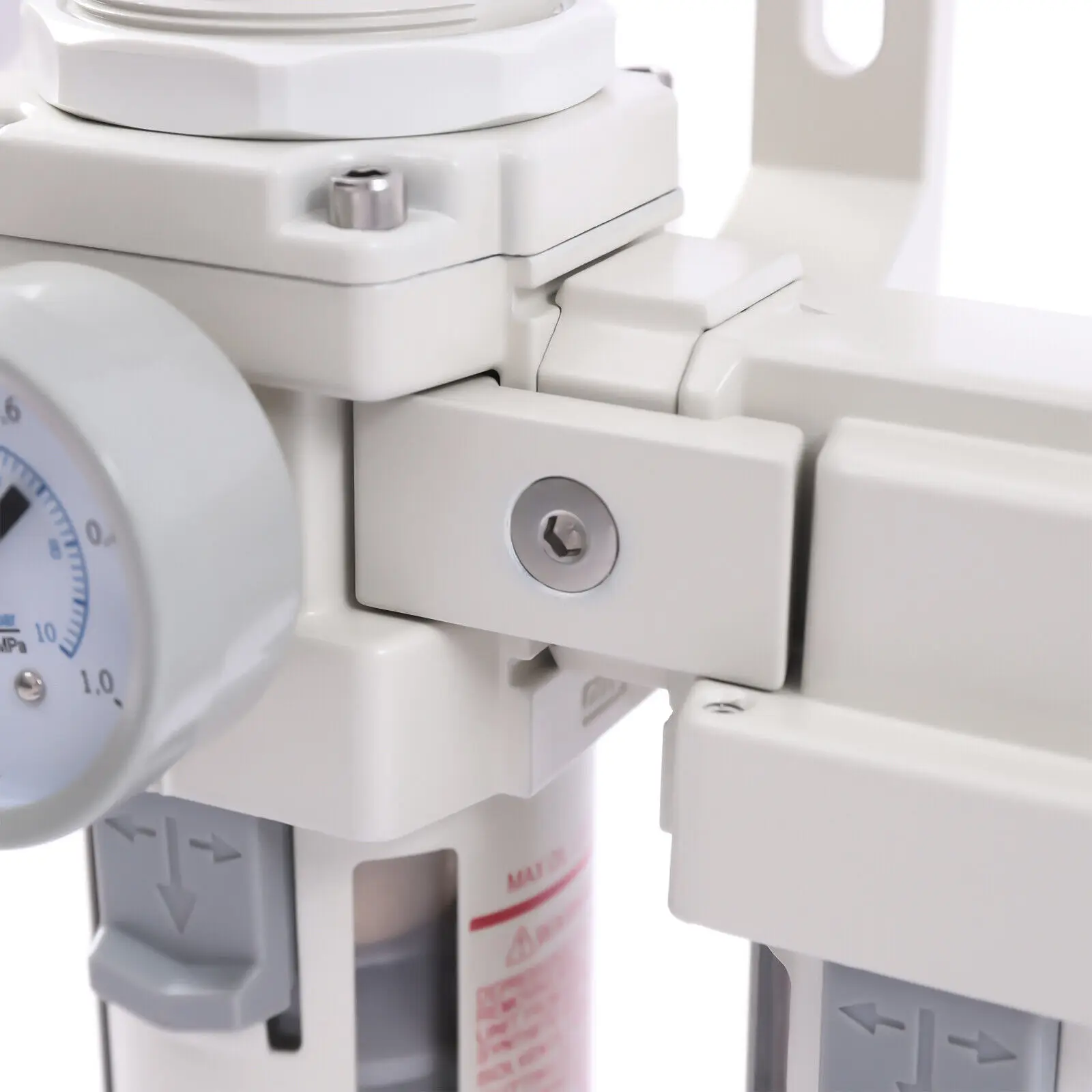 1/2'' NPT Air Dryer System Air Pressure Regulator Filter Water Trap Separator 4000L/min Double Filtration