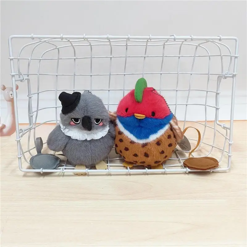 1 Piece Fluffy Pretty Parrot Pigeon Funny Toy Pendant Delicate Cute Mini Magnetic Station Shoulder Pet Bird Plush Toys For Kids