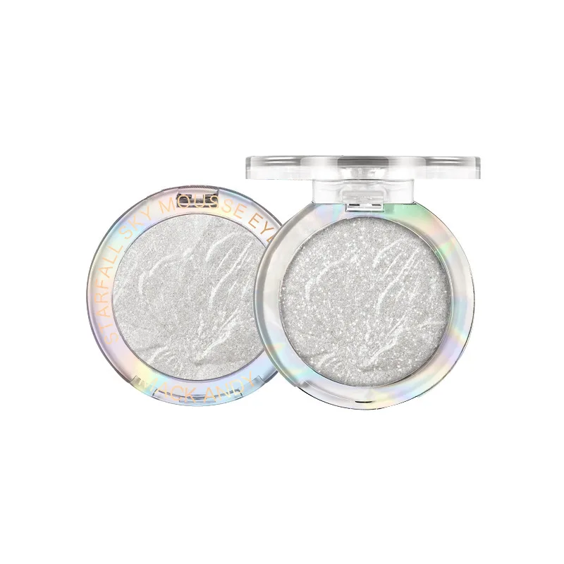 Maco Andy monochrome Eyeshadow Pearl Broken Diamond Fine flash three-dimensional brightening Highlighter Eyeshadow 2 in 1