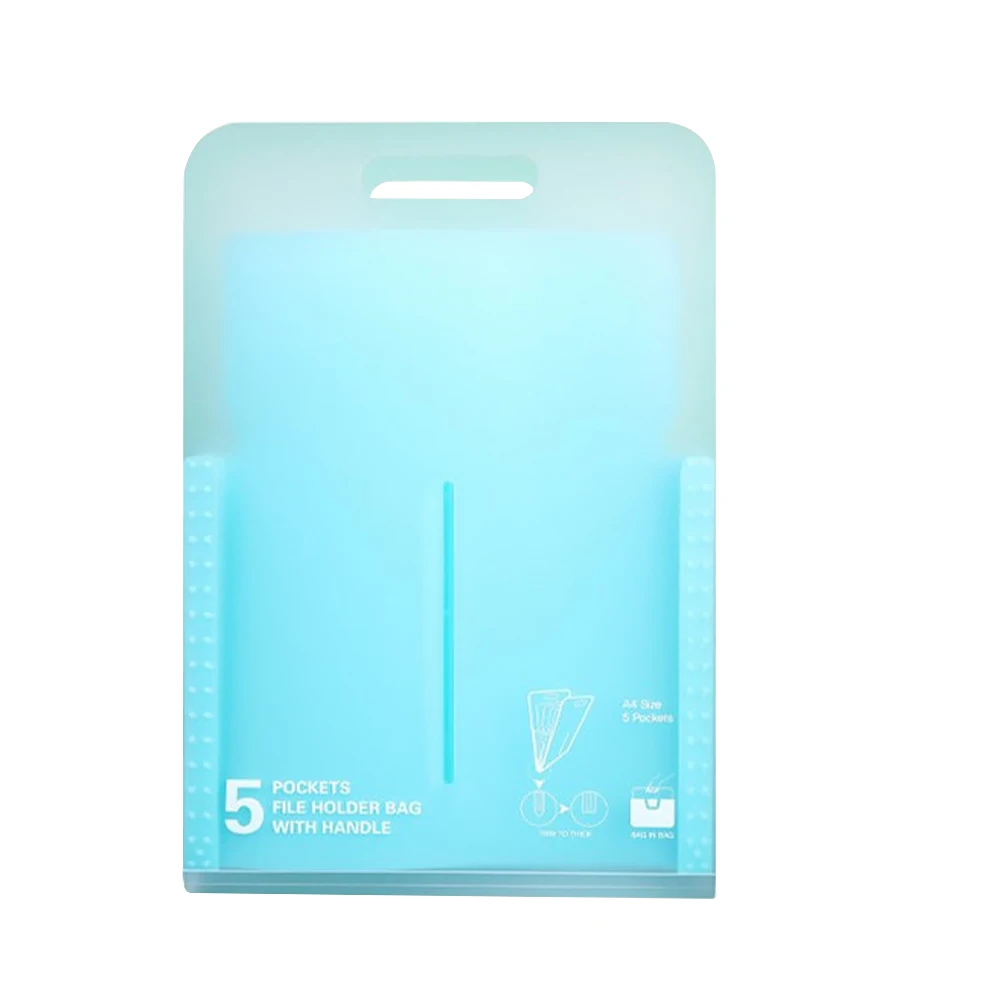 

File Holder Sturdy Folders with Pockets Organizer Document Expanding Office Multiple