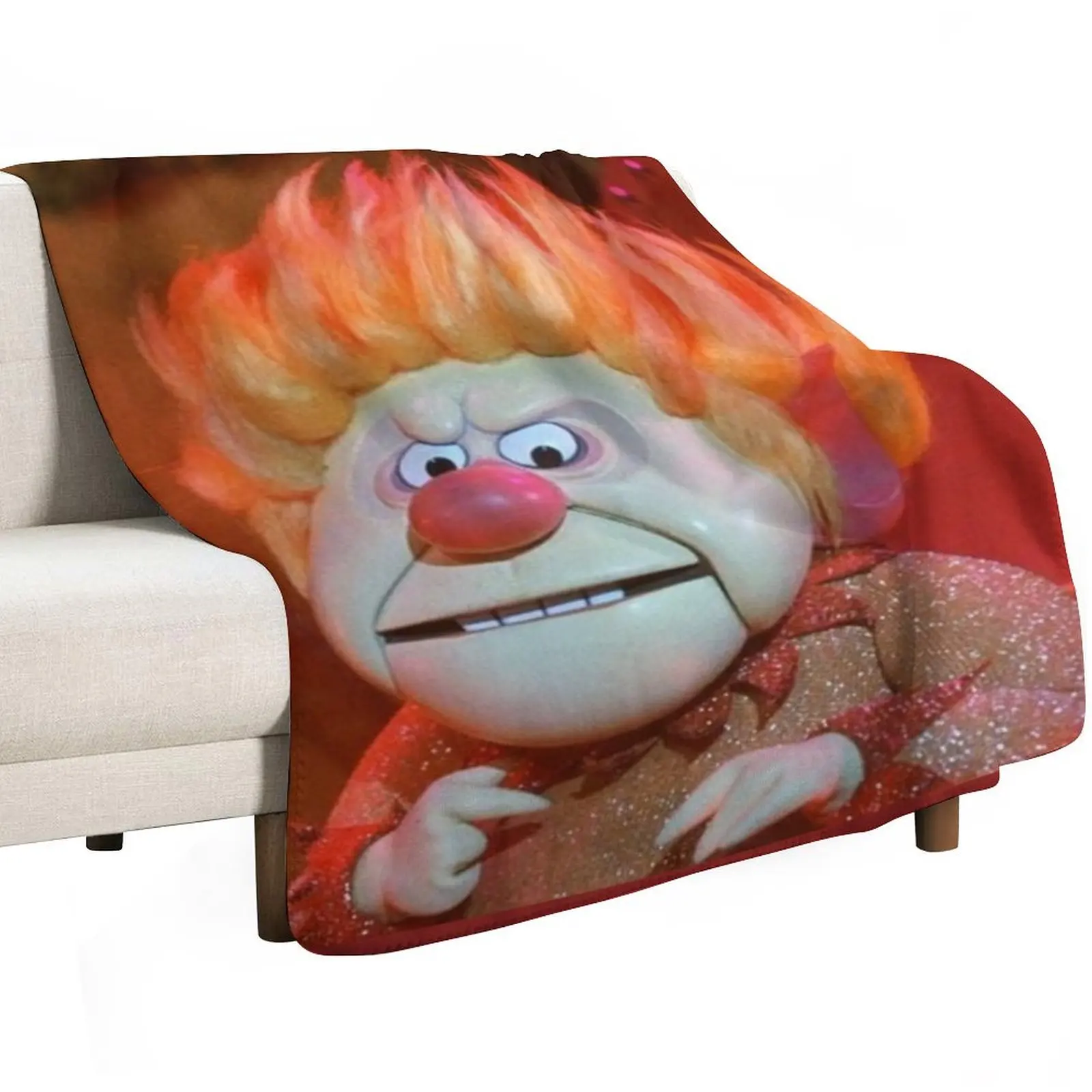 Heat Miser Throw Blanket Cozy Light Blanket for Travel Camping Picnic