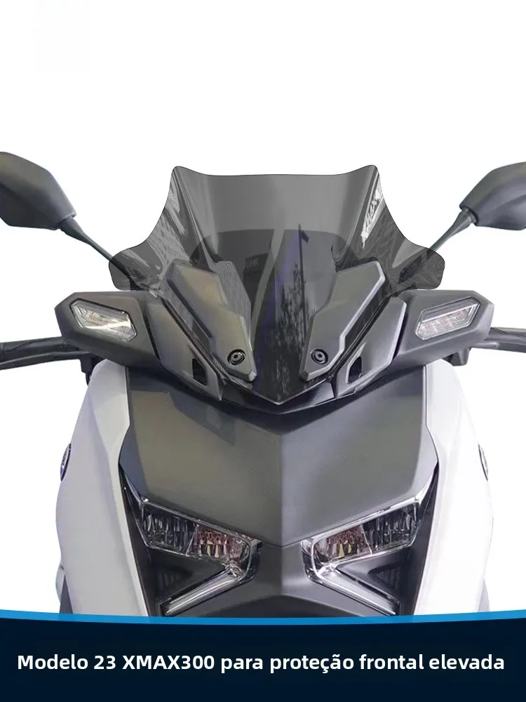 parabrezza-moto-stile-racing-23-xmax-300-barriera-in-vetro-modificata-per-moto-unisex-materiale-peva
