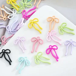 10pcs Wholesale Metal Alloy Hollow Bow Tie Charms Pendant For Earrings Necklace Jewelry Making DIY Handmade Craft