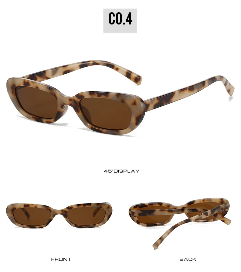 OEC CPO Ins Beliebte Fashion Square Luxus Sonnenbrille Frauen Marke Designer Rechteck Sonnenbrille Weibliche Candy Farbe Brillen – Detail 9