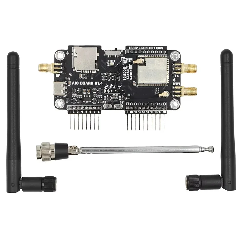 

A97I-For Flipper Zero 3-In-1 Multifunctional Expansion Board Wifi+CC1101+NRF24 Multifunctional Expansion Module